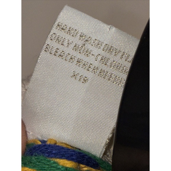 GH Bass Sweater Vintage Large Cotton/ramie Mix Snowflake Design - Picture 10 of 14